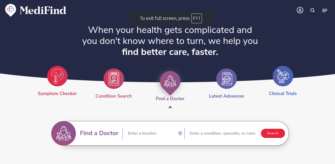 MediFind | Better Care. Faster
